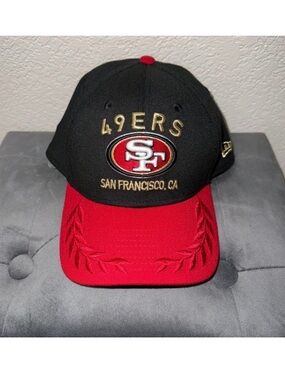 New Era San Francisco 49ers Black and Red Fitted Hat